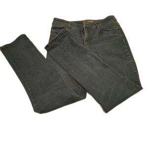 Chico's So Slimming Denim Jeans Women's Stretch Size 6 Boot Cut Dark Wash Blue